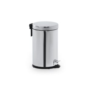 LIXEIRA INOX COM PEDAL 12 LITROS