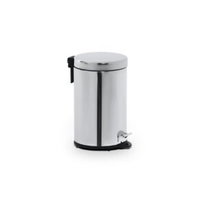LIXEIRA INOX COM PEDAL 5 LITROS