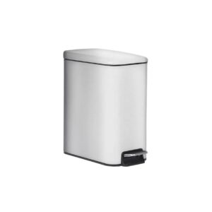 LIXEIRA COM PEDAL E BALDE 5 LITROS INOX - LINHA MATTE