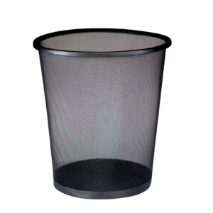 CESTO DE LIXO DE AÇO BASKET 11 LITROS - PRETO